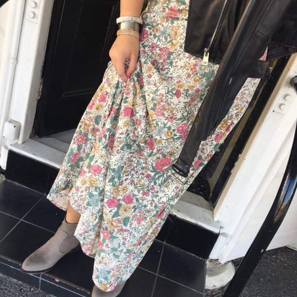 AUGUSTE THE LABEL Spring Rose Wylde Floral High Waisted Maxi Skirt - Picture 8 of 16